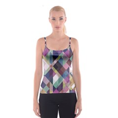 Geometric Sense Spaghetti Strap Top by WensdaiAmbrose