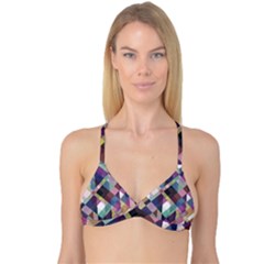 Geometric Sense Reversible Tri Bikini Top by WensdaiAmbrose