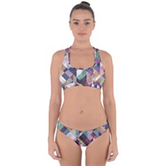 Geometric Sense Cross Back Hipster Bikini Set by WensdaiAmbrose