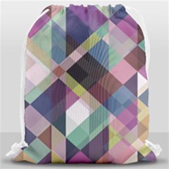 Geometric Sense Drawstring Bag (large) by WensdaiAmbrose