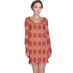 Zappwaits Retro Long Sleeve Nightdress by zappwaits