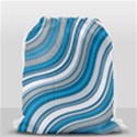 Blue Wave Surges On Drawstring Bag (Small) View2