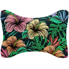 Hibiscus Dream Seat Head Rest Cushion by retrotoomoderndesigns