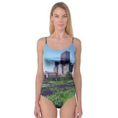 Lurie Garden Salvia River Camisole Leotard  by Riverwoman