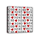 XO Valentines day pattern Mini Canvas 4  x 4  (Stretched) View1