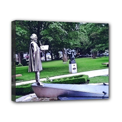 Shakespeare Garden Stratford Canvas 10  X 8  (stretched) by Riverwoman
