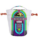 Jukebox Music Music Player Drawstring Bucket Bag View1