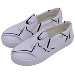 Dog Cat Animal Pet Cute Kids  Canvas Slip Ons by Wegoenart