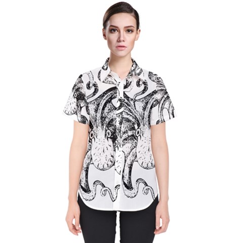 Animal Game Asset Call Invertebrate Women s Short Sleeve Shirt by Wegoenart