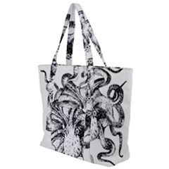 Animal Game Asset Call Invertebrate Zip Up Canvas Bag by Wegoenart