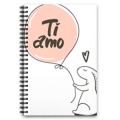 Ti Amo Lapin 5 5  X 8 5  Notebook by alllovelyideas
