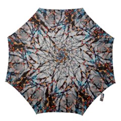 Forest Abstract Artwork Colorful Hook Handle Umbrellas (small) by Pakrebo