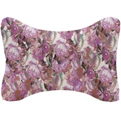 Romantic Pink Flowers Seat Head Rest Cushion by retrotoomoderndesigns