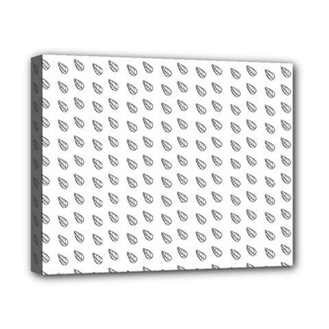 Leaves Plot Background Canvas 10  X 8  (stretched) by Mariart