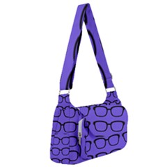 Nerdy Glasses Purple Post Office Delivery Bag by snowwhitegirl