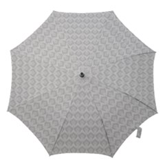 Damask Grey Hook Handle Umbrellas (medium) by snowwhitegirl