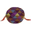 Fall Geometric Pattern Drawstring Bucket Bag View3