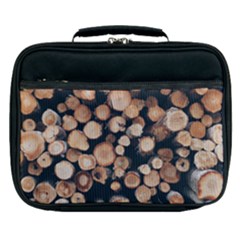 Wood Stick Piles Lunch Bag by snowwhitegirl
