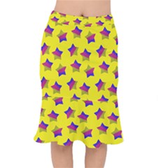 Ombre Glitter  Star Pattern Mermaid Skirt by snowwhitegirl