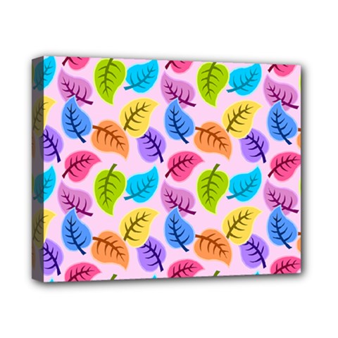 Colorful Leaves Canvas 10  X 8  (stretched) by snowwhitegirl