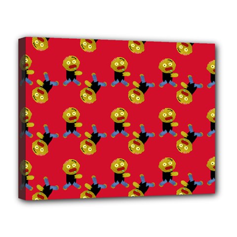 Golden Zombie Canvas 14  X 11  (stretched) by snowwhitegirl