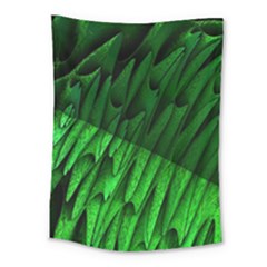 Fractal Rendering Background Green Medium Tapestry by Pakrebo