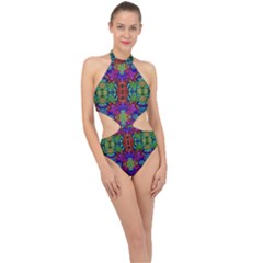 Ml 125 Halter Side Cut Swimsuit by ArtworkByPatrick