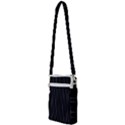 Dark Linear Abstract Print Multi Function Travel Bag View2
