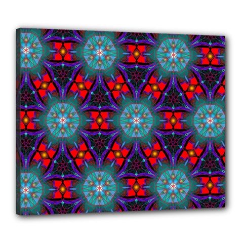 Ornament Colorful Background Color Canvas 24  X 20  (stretched) by Pakrebo