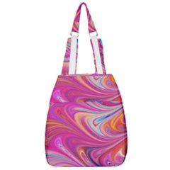 Seamless Digital Tile Texture Center Zip Backpack by Pakrebo