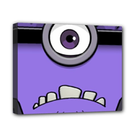 Evil Purple Canvas 10  X 8  (stretched) by Sudhe
