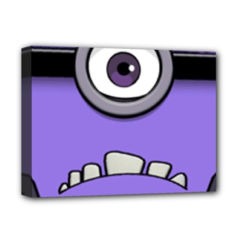 Evil Purple Deluxe Canvas 16  X 12  (stretched)  by Sudhe