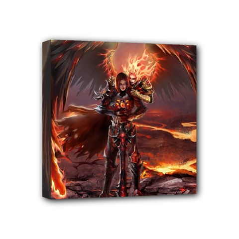 Fantasy Art Fire Heroes Heroes Of Might And Magic Heroes Of Might And Magic Vi Knights Magic Repost Mini Canvas 4  X 4  (stretched) by Sudhe