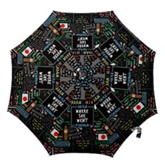 Book Quote Collage Hook Handle Umbrellas (medium) by Sudhe
