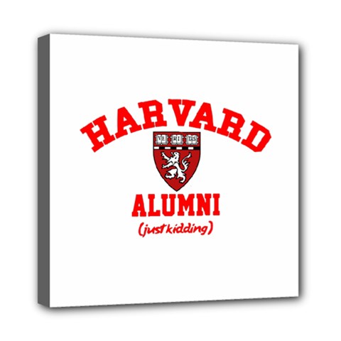 Harvard Alumni Just Kidding Mini Canvas 8  X 8  (stretched) by Sudhe