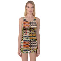 Ml 130 One Piece Boyleg Swimsuit by ArtworkByPatrick