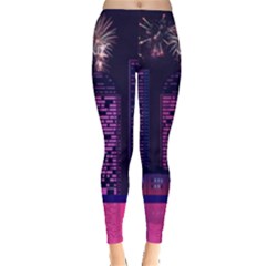 Architecture Home Skyscraper Leggings  by Sudhe