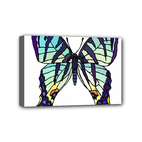 A Colorful Butterfly Mini Canvas 6  X 4  (stretched) by Sudhe