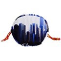 Abstract Of Downtown Chicago Effects Drawstring Bucket Bag View3