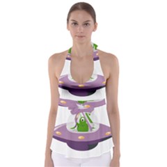 Ufo Babydoll Tankini Top by Sudhe