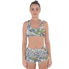 Simple Map Of The City Racerback Boyleg Bikini Set by Sudhe