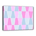 Geometric Pattern Design Pastels Canvas 16  x 12  (Stretched) View1