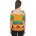 Burger Bread Food Cheese Vegetable Cutout Shoulder Tee View2