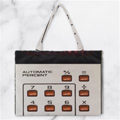 Vintage Calculator Zipper Medium Tote Bag by Sudhe