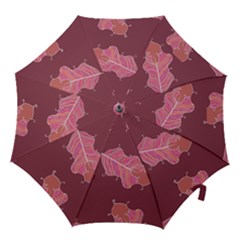 Plumelet Pen Ethnic Elegant Hippie Hook Handle Umbrellas (medium) by Sudhe