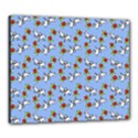 Lamb Pattern Blue Canvas 24  x 20  (Stretched) View1