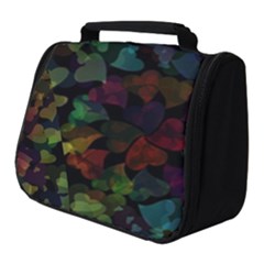 Falling Hearts  Full Print Travel Pouch (small) by LoolyElzayat