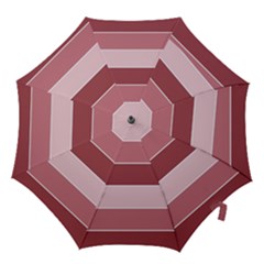 Striped Shapes Wide Stripes Horizontal Geometric Hook Handle Umbrellas (medium) by Sudhe