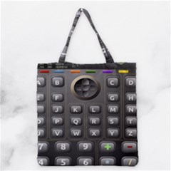 Scientific Solar Calculator Grocery Tote Bag by Sudhe