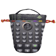 Scientific Solar Calculator Drawstring Bucket Bag by Sudhe